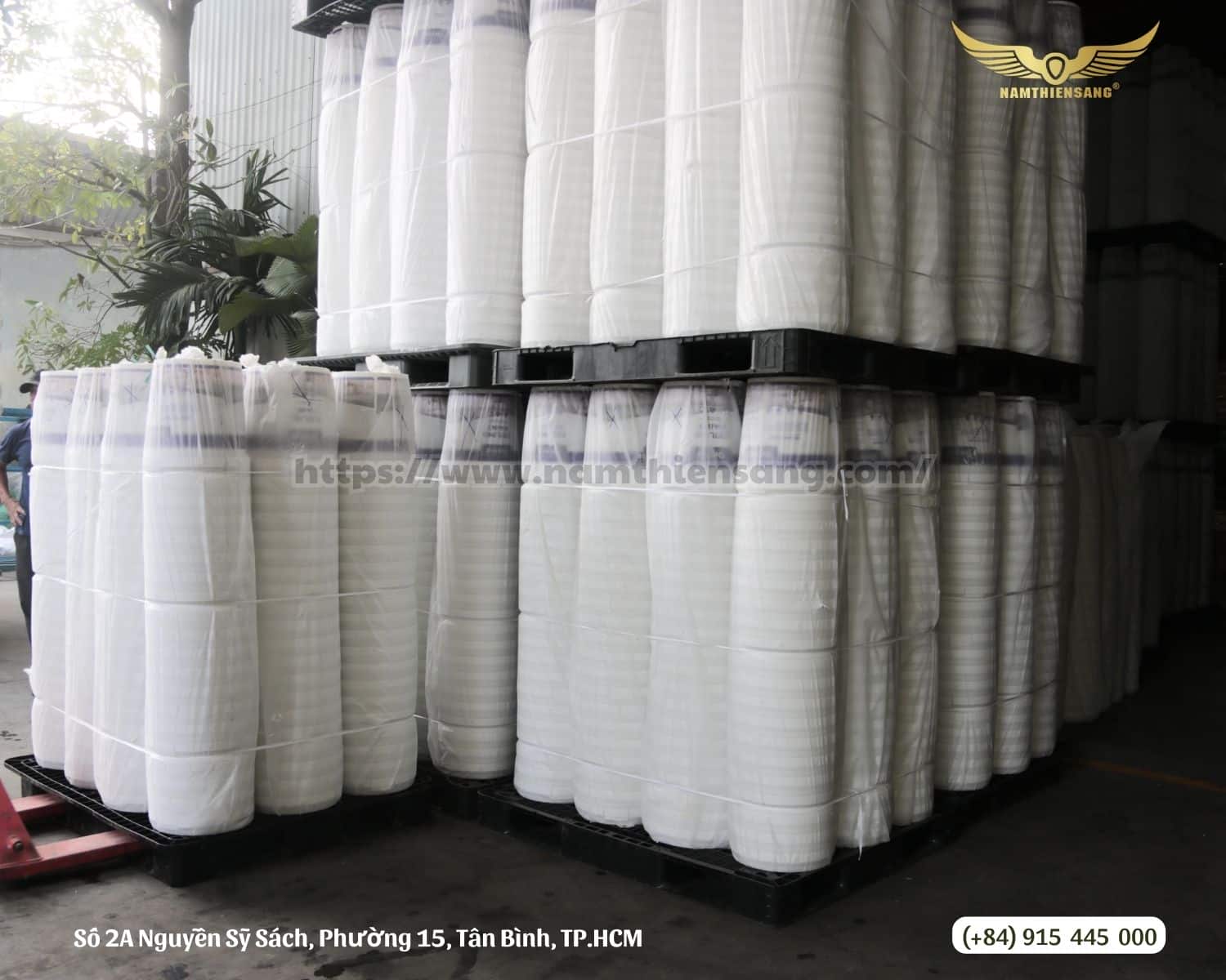 Nam Thiên Sáng đảm bảo sản phẩm được giao đến khách hàng đúng thời gian, đúng yêu cầu về số lượng và chất lượng 